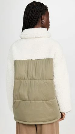 Buy ???? Avec Les Filles Zip Front Jacket Sage/Cream ???? -Veronica Beard Shop afill300341dfb5 1662729691949 2 0. UX540 . QL90