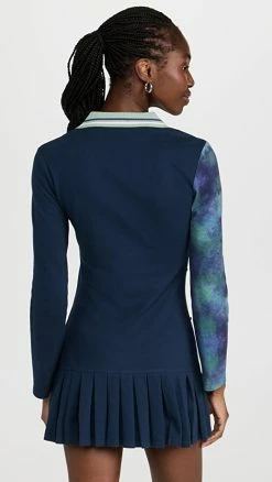 Cheap ???? Ahluwalia Shakti Pleated ???? Dress Midnight/Blue ❤️ -Veronica Beard Shop ahluu3000115ed2 1664316178153 2 0. UX540 . QL90