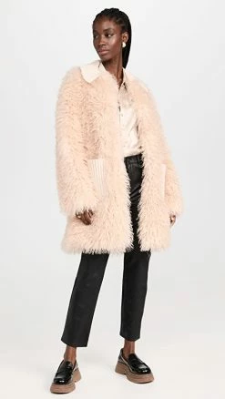 Best Pirce ???? A.L.C. Grey ???? Coat Faint Peach ????