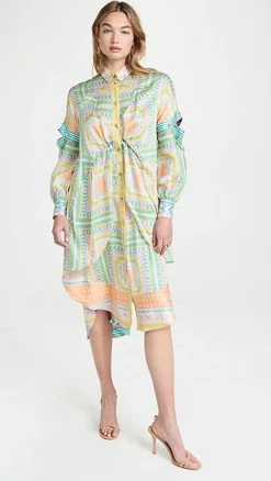 Outlet ???? ANYANGO MPINGA Colette Maxi ???? Dress LimePrint ????