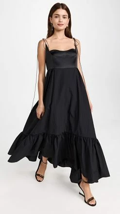 Best reviews of ???? Anna October Isabelle Maxi ???? Dress Black ⌛