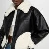 Outlet ???? Apparis Catalina Jacket Noir,Ivory ????