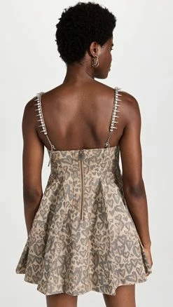 Cheap ???? Area Heart Leopard Godet Mini ???? Dress Brown Multi ???? -Veronica Beard Shop areaa3022315318 1661280676864 2 0. UX540 . QL90
