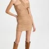Coupon ???? Alexander Wang Ruched One Shoulder Halter ???? Dress Campfire ????