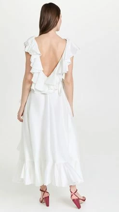 Discount ???? Azeeza Ollie Midi ???? Dress White ???? -Veronica Beard Shop azeez301121c925 1651178666708 2 0. UX540 . QL90