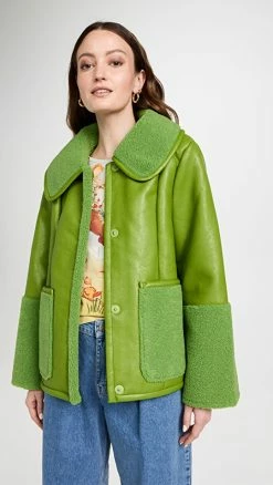 Budget ???? BAUM UND PFERDGARTEN Bronwen Bomber Jacket Salted Lime ????