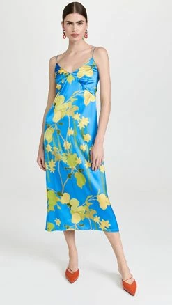 Outlet ???? Bernadette Jeanine Slip ???? Dress Citrusfield Blue ????