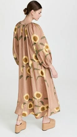 Deals ✨ Bernadette Sunflower ???? Dress Sunflower Camel ⌛ -Veronica Beard Shop berna300061d9c5 1650057721004 2 0. UX540 . QL90
