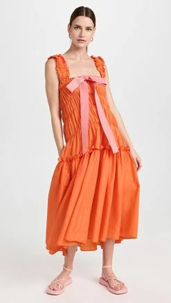 Discount ???? BROGGER Marlin Midi ???? Dress Clementine ????