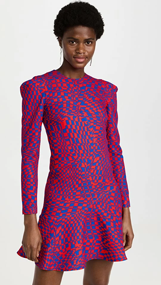 Top 10 ???? BROGGER Holly Mini ???? Dress Red/Blue Checkerboard Print ???? 3 Top 10 ???? BROGGER Holly Mini ???? Dress Red/Blue Checkerboard Print ????