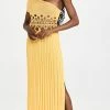 Cheap ???? Christopher Esber Crochet One Shoulder ???? Dress Saffron ????