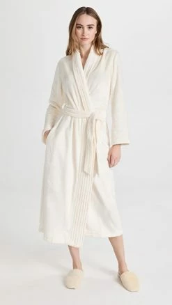 Cheap ???? Eberjey Chalet The Plush Robe Ivory ????