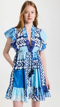 Brand new ???? Figue Denissa ???? Dress Colorblock Blue ????