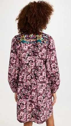 Deals ???? Figue Lucie Mini ???? Dress Small Paisley Fleur Black Berr ???? -Veronica Beard Shop figue305421e324 1660597917887 2 0. UX540 . QL90