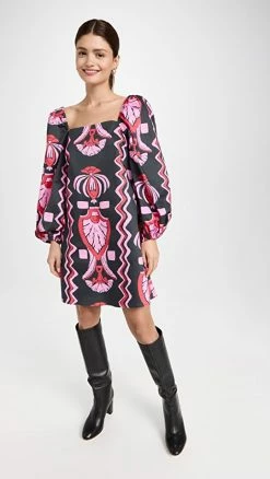 Best Sale ???? Figue Juniper ???? Dress Oasis Palm Black ????