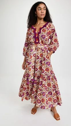 New ???? Figue Johanna ???? Dress Flowering Vine White ✔️