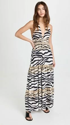 Best Sale ???? Figue Vivienne ???? Dress Tiger Cream ????