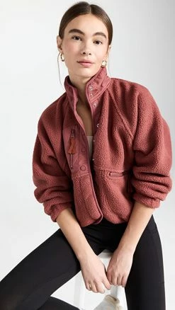 Hot Sale ❤️ FP Movement By Free People Hit The Slopes Jacket Henna ????