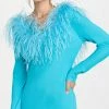 Cheapest ???? Giuseppe Di Morabito Feathered ???? Dress Bright Sky Blue ????