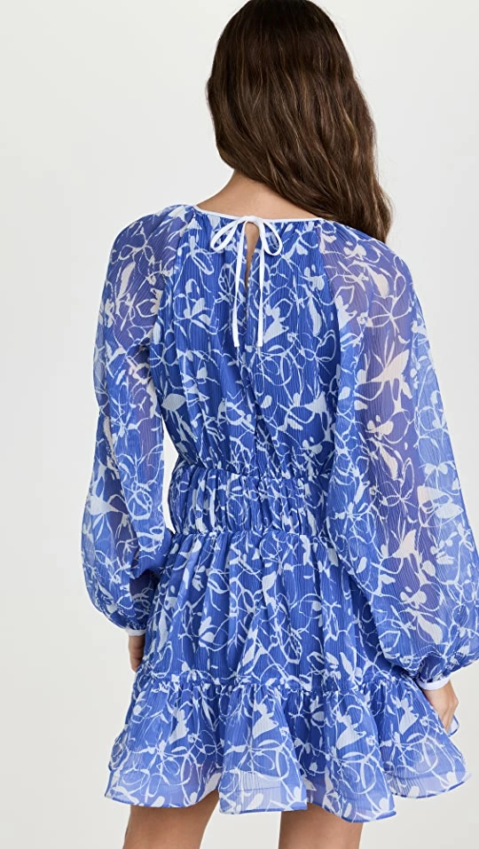 Outlet ❤️ Jonathan Simkhai Harlowe Mini ???? Dress Amalfi Abstract Floral Print ✔️ 4 Outlet ❤️ Jonathan Simkhai Harlowe Mini ???? Dress Amalfi Abstract Floral Print ✔️ - Image 2