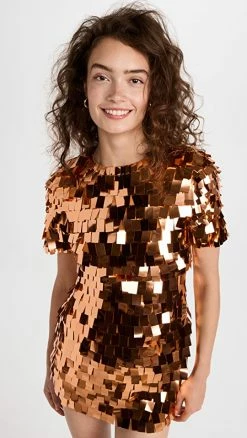 Flash Sale ⌛ Jonathan Simkhai Vivienne Embroidered Sequins Mini ???? Dress Penny ????