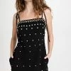 Promo ✔️ Jonathan Simkhai Fayette Diamante Mini ???? Dress Black ???? -Veronica Beard Shop jondb310141071b 1666720964948 2 0. UX540 . QL90
