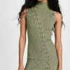Best reviews of ???? Jonathan Simkhai Cade Marled Lace Up Turtleneck Tank Mini ???? Dress Midnight Multi ????