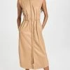 Deals ???? Jonathan Simkhai Nima Faux Leather Midi ???? Dress Camel ???? -Veronica Beard Shop jondb310471a3ac 1668117780530 2 1. UX540 . QL90