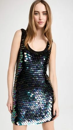 Budget ???? JoosTricot Sequins Crochet Mini ???? Dress Black ????