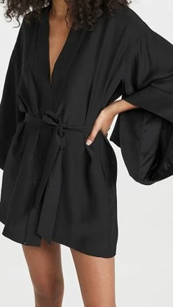Top 10 ❤️ Kiki De Montparnasse Muse Kimono Black ????
