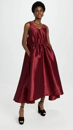 Promo ???? Kika Vargas Tracey ???? Dress Wine ????