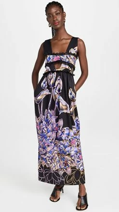 Buy ???? Kika Vargas Sofonista ???? Dress Black Tulip ✨