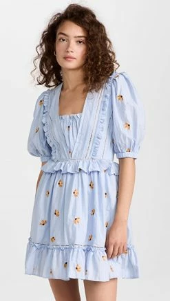 Brand new ???? Lug Von Siga Flora ???? Dress Light Blue With Emb. ????