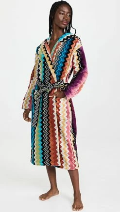 Discount ???? Missoni Home Giacomo Hooded Bathrobe 100 ????