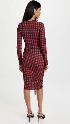 Cheap ✔️ No. 21 Slinky Check ???? Dress Red Check ???? -Veronica Beard Shop notwo3072617033 1659646222508 2 0. UX540 . QL90