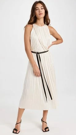 Flash Sale ✨ 3.1 Phillip Lim Irregular Pleated ???? Dress Unbleached ????