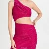 Outlet ???? Prabal Gurung One Shoulder Cutout ???? Dress Fuchsia ✨