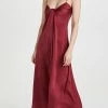 New ???? Rosetta Getty Twist Front Slip ???? Dress Berry ????