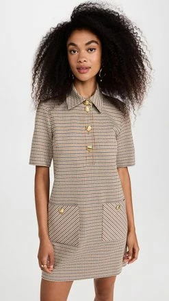 Best Sale ✔️ Rosetta Getty Polo Shift ???? Dress Multi ????