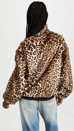 Hot Sale ???? R13 Oversized Reversible Zip-Up Jacket Leopard/Brown ✔️ -Veronica Beard Shop rthir212471dc88 1659544755904 2 0. UX540 . QL90