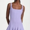 Hot Sale ???? Sergio Hudson Trumpeted Mini ???? Dress Lilac ????