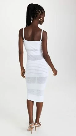 Coupon ⭐ Sergio Hudson Spaghetti Strap Midi ???? Dress White ✨ -Veronica Beard Shop sehud300181c925 1657914304800 2 0. UX540 . QL90