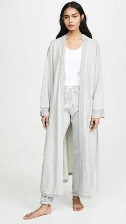 Top 10 ???? THE GREAT. The Sweatshirt Robe Heather Grey ????