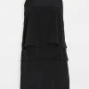 Deals ✔️ Tibi Solid Silk Layered ???? Dress Black ✔️ -Veronica Beard Shop tibdb301071071b q1 2 0. UX540 . QL90