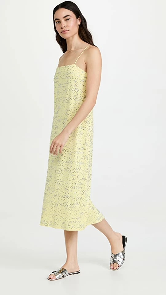 Flash Sale ???? Tibi Scintilla Jersey Slip ???? Dress Canary Yellow ???? 3 Flash Sale ???? Tibi Scintilla Jersey Slip ???? Dress Canary Yellow ????