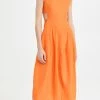 Cheapest ???? Tibi Italian Sporty Nylon Sleeveless Balloon ???? Dress Orange ????
