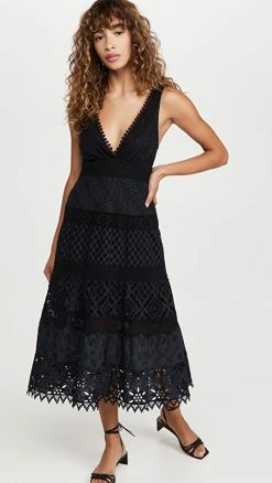 Discount ???? Temptation Positano Tampico Midi ???? Dress Navy ????