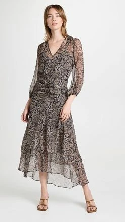 Best Pirce ???? Veronica Beard Quinlan ???? Dress Marine Blue Multi ????