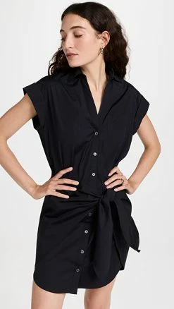 Outlet ???? Veronica Beard Aimee ???? Shirtdress Black ❤️