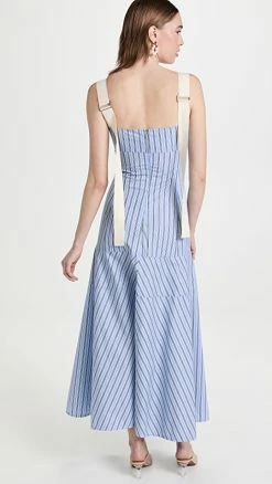 Flash Sale ⭐ Victoria Beckham Panelled Maxi ???? Dress Oxford Blue ???? -Veronica Beard Shop vbedb3015017159 1648751627247 2 0. UX540 . QL90